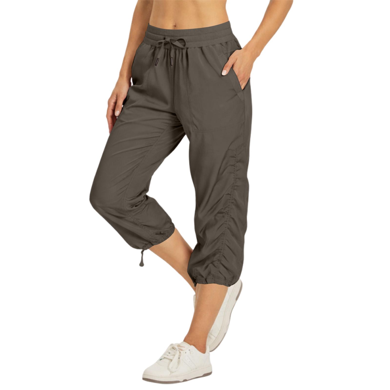 

Women s Pleated Cargo Hiking Pants With Pockets M