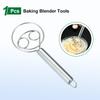 Teigbesen Brotmischer Edelstahl Kuchen Gebäck Mehle Teigmischer mit Aufhängeloch Küche Backen Mixer Werkzeuge