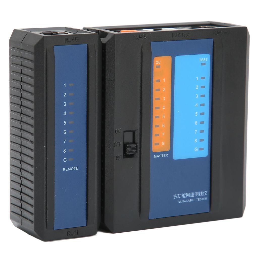 RJ45 Network Cable Tester Multipurpose Network Cable Tester Tool for RJ45 RJ11 RJ12 CAT5 CAT6 CAT7 C