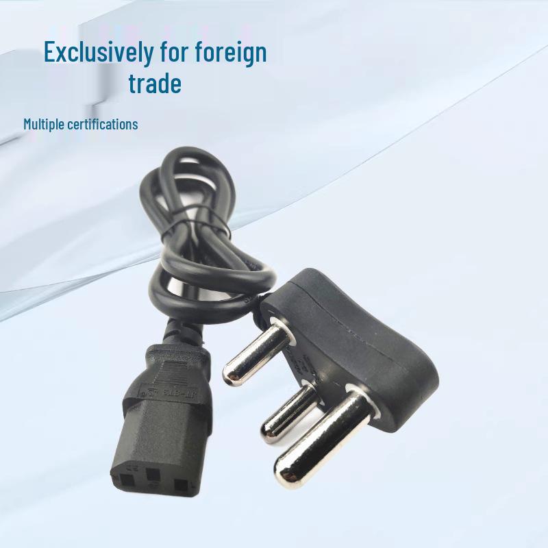 

South Africa Type I Three-Pin Plug SANS 164-1 Three-Core Power Cord IEC C13 3*1.5