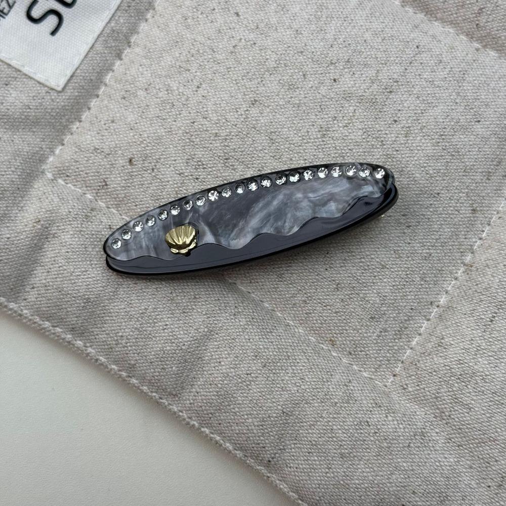 

acetic acid Hair Claw Clips rhinestone Hairpins New Duckbill clip Headdress D