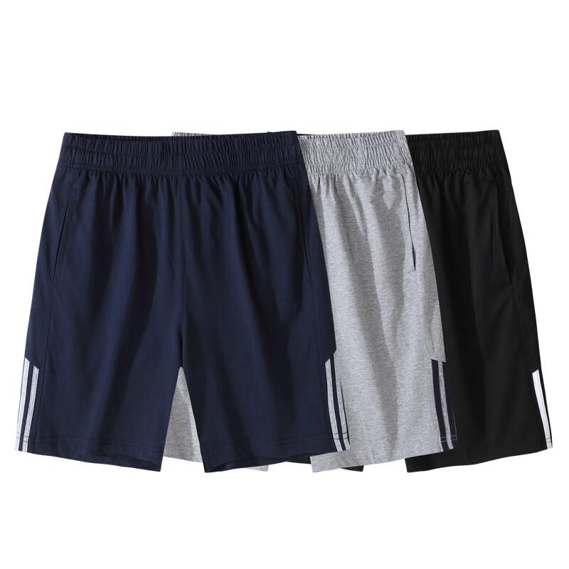 Men's Plus Size Cotton Blend V-Neck Short Sleeve Shorts Set