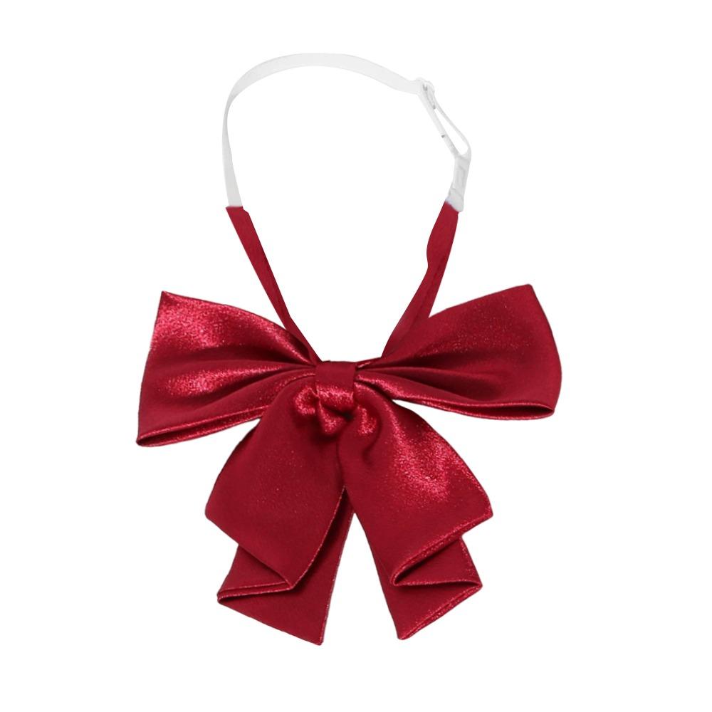 Fashion Uniform Sailor Suit Collar Bowknot Oversized Swallowtail Bowknot  For Women College Girls