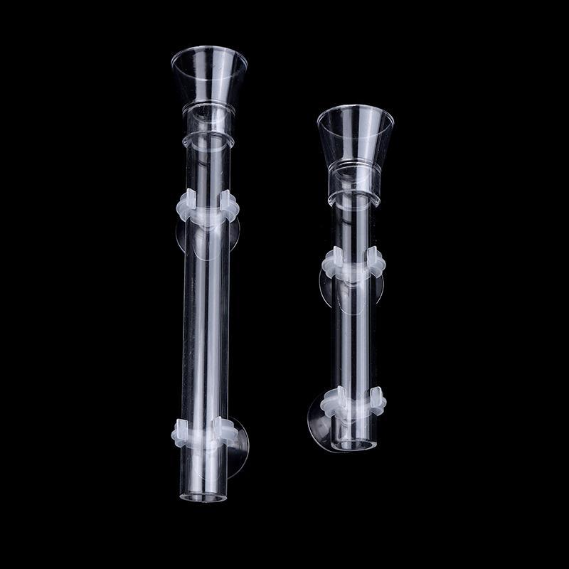 1Pc Fish Tank Acrylic Feeding Tube Transparent Aquarium Feeder Tube Dish Shrimp Snail Shrimp Food Feeding Accessories