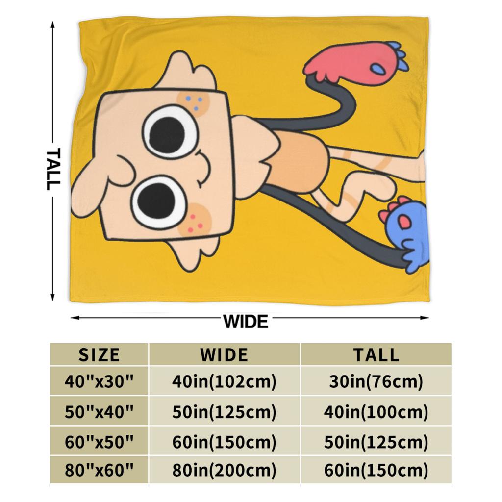 Dandy's World Soft Warm Blanket Goob  Children Plush Throw Blanket Street Trend Living Room Flannel Bedspread Sofa Bed Cover