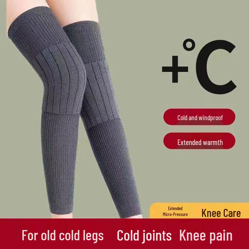 Unisex Thickened Knee Pads: Warm Leg Warmers for Cold Weather and Joint Support