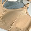 Women's Wire-Free Push-Up Sports Camisole Cami-Style One-Piece Bra Underwear