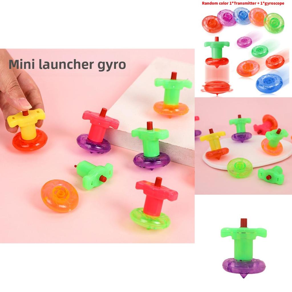 Classic Kids Transmitter Gyroscope Set Toy With Launching Mechanism For Children And Collectors