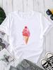 (Asian Size) Cartoon Trend Cute 90s Short Sleeve T-shirts Women's Clothing Print Fashion Female Casual Top T O-neck Graphic Tee