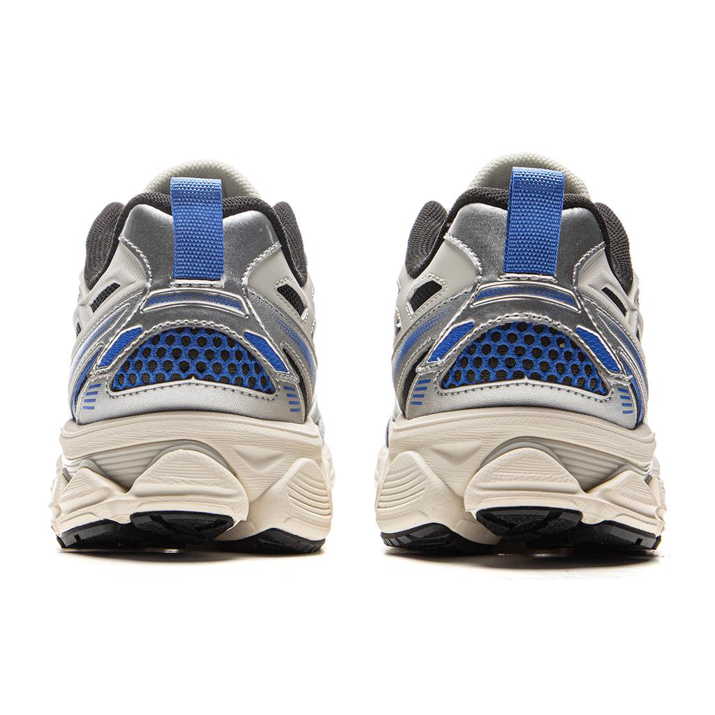 Li Ning Fuyiao 2.0 V2 Classic Retro Shock Absorption Non-Slip Wear-Resistant Low-Top Casual Running Shoes Men Sneakers Blue Silver Black ARXV001-7