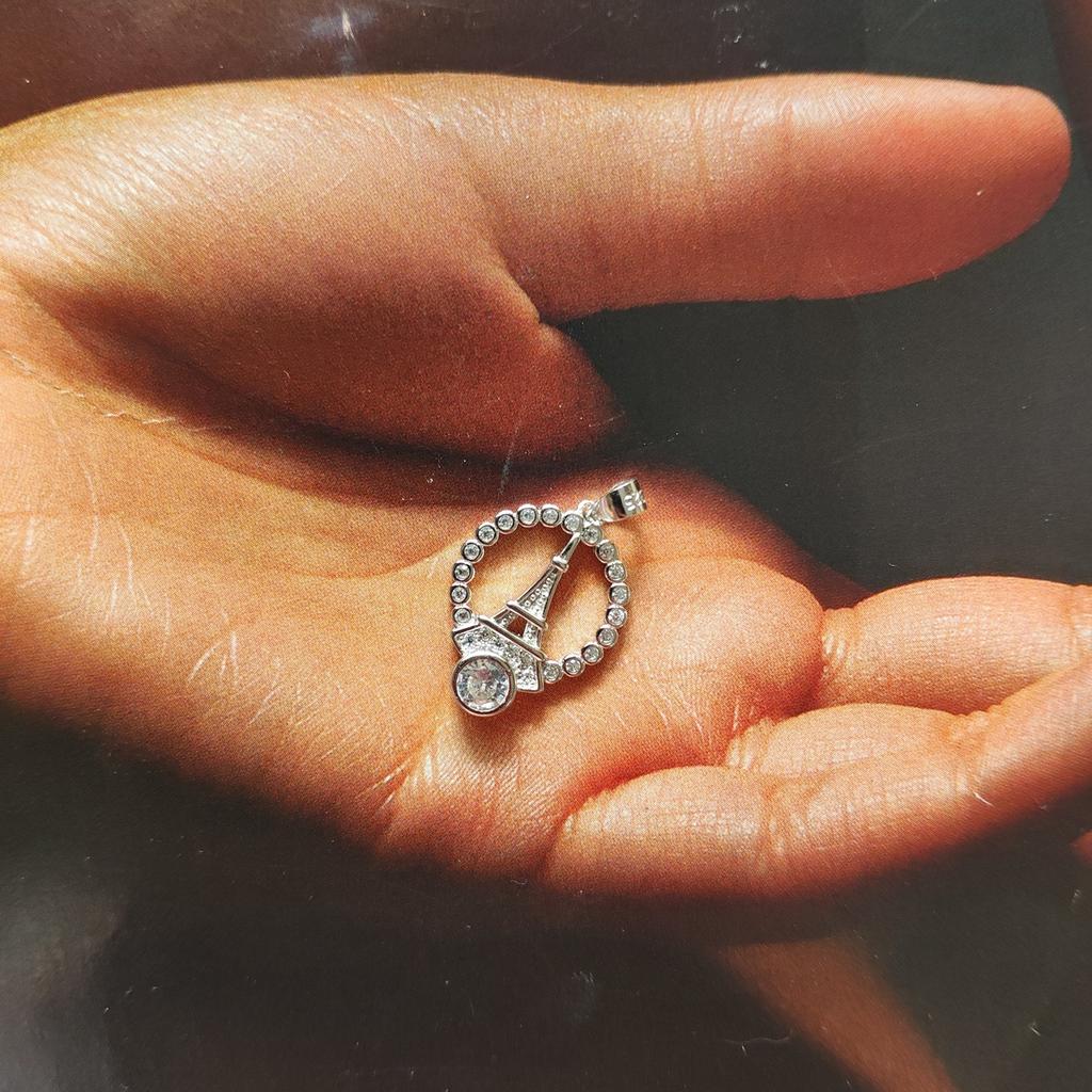 Silver Pendant with Cubic Zirkonia (2124979)