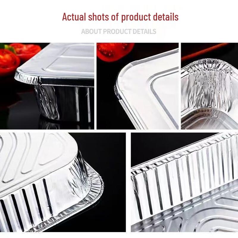 Yudefeng Disposable Rectangular Aluminum Foil Food Container