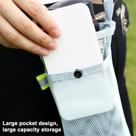 Taška na láhev na vodu s popruhem Síťovaný držák láhve Crossbody Sling Bag Nastavitelný nosič láhve na vodu pro chůzi Sport Turistika Kempování