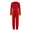 3Pcs Unisex Kids Cotton Jumpsuit Round Neck Long Sleeve Back Invisible Zipper Special Needs Adaptive Clothing for Boys Girls