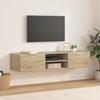 Wooden Cabinet Sonoma Oak 150 x 39 x 30 cm Particleboard