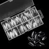 120 Seamless Transparent Ultra-Thin Long Oval, Ballet, Stiletto, and Rectangular Nail Tips