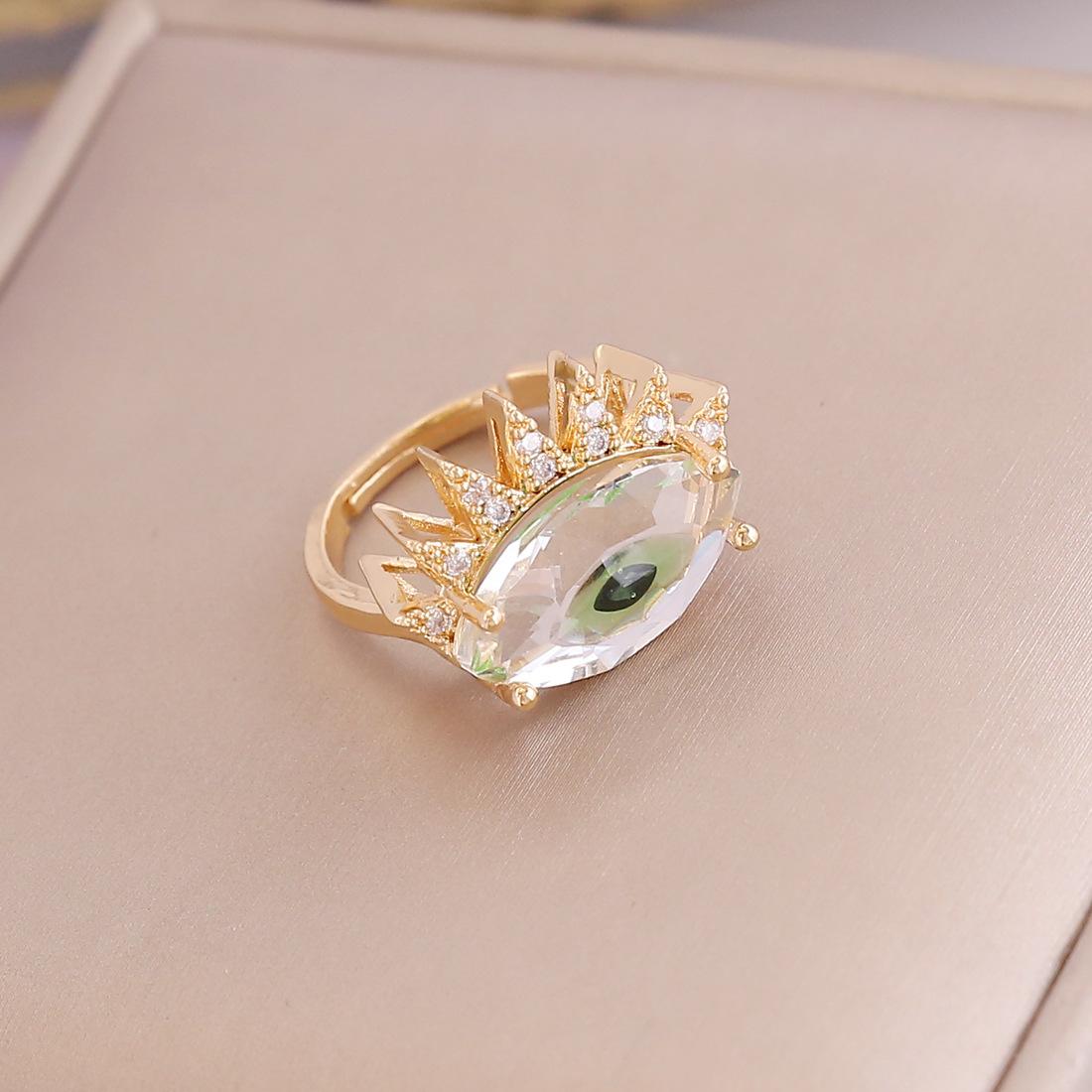 

Новые популярные персонализированные кольца для глаз и модные браслеты opening adjustable