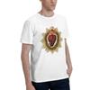 Sacred Heart of Jesus Catholic Men TShirt Plus Size T Shirts Mens Crew Neck Cotton Tees Short Summer Male