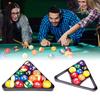 2 In 1 Billiard Triangle Ball Rack Portable Installation Plastic Triangle Frame Snooker Accessories Pool Balls Frame Holder