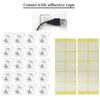 Renters Transparent Cable Management Clips Strong Mini Self Adhesive Hooks Clear String Lights Hooks Bathroom