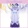 Hazbin Hotel Angel Emily Cosplay Kostume Komfortabelt Polyesterstof Til Halloween