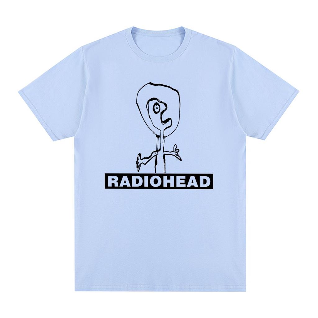 Radiohead Vintage T-shirt Classic North America Tour Rock Boy Camisetas Hombre Hip Hop Men T shirt New Tee Tshirt Womens Tops