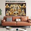 2D Schwarz Gold Alles Gute zum 70. Geburtstag Kulisse Glitzer Diamant Zahl 70 Party Dekoration Banner