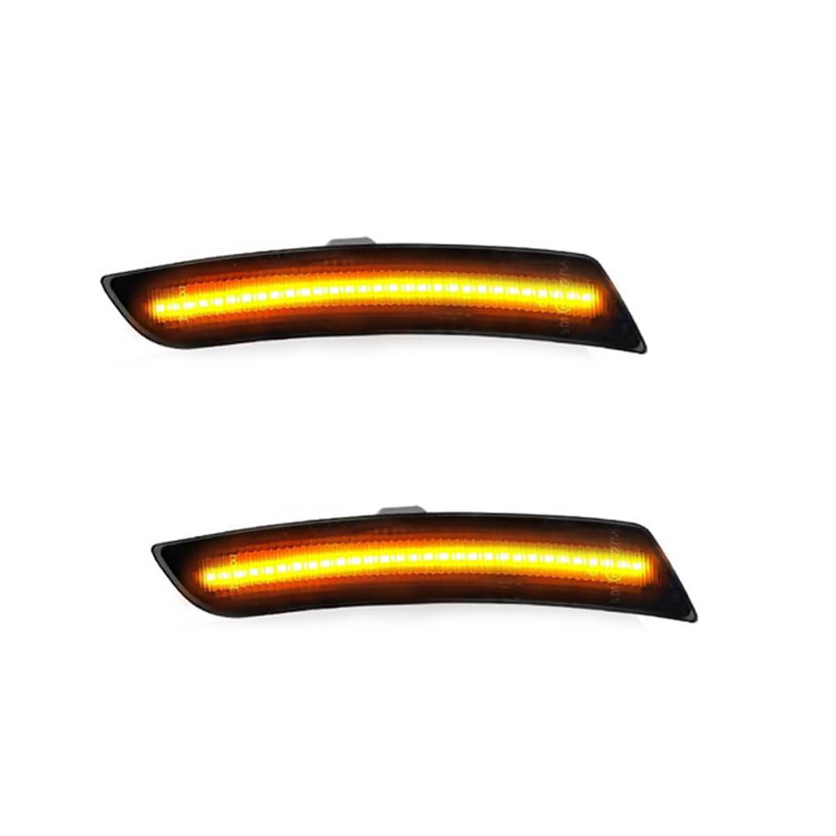 Car Front Rear Bumper LED Side Marker Turn Signal Lights White For Chevrolet Camaro LS LT SS ZL1 Amber Red auto Accessories 2pcs Front Amber