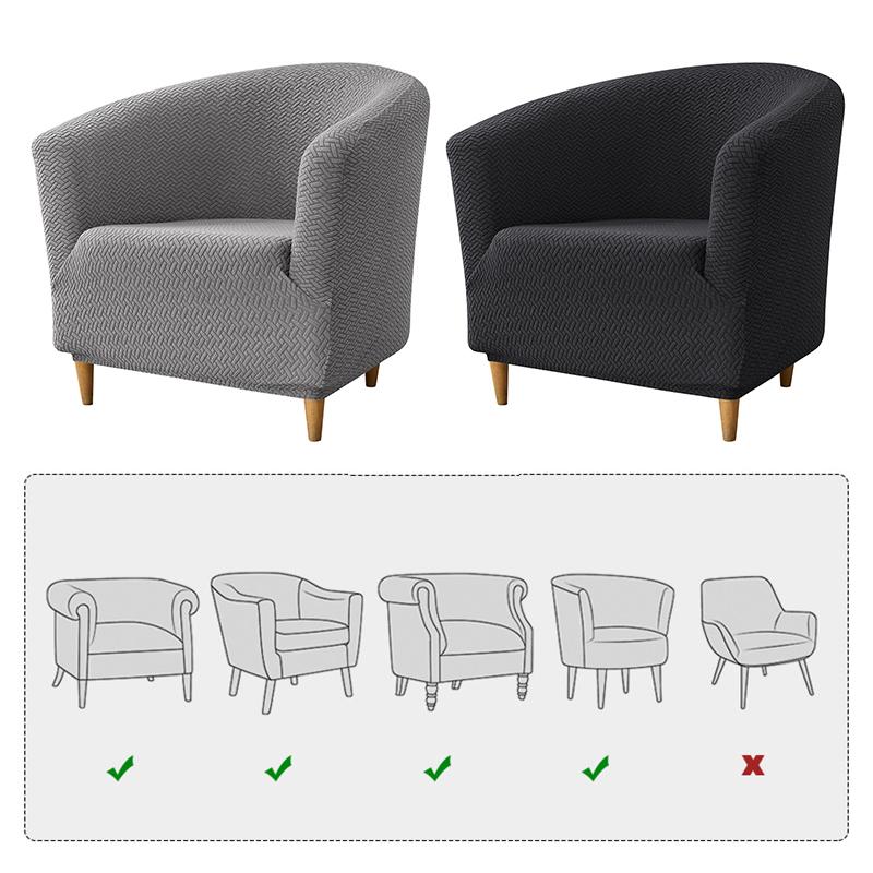 Elastic Jacquard Sofa Cover Chair Slipcover for Armchairs High Stretch Armchair Slipcover Furniture Protector for Living Room