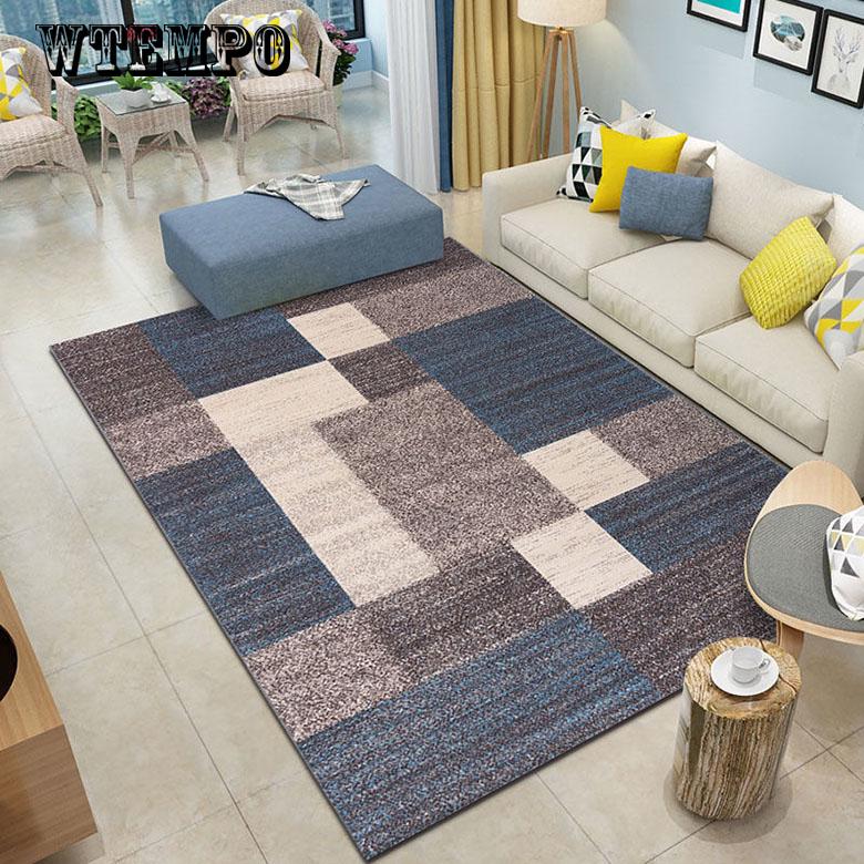 Modern Geometric Carpets For Living Room Home Bedroom Carpets Decorative Coffee Non-Slip