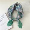 58 Floral Cotton Linen Scarf: Korean Ditsy Print Neckerchief for Spring, Summer, Autumn - Versatile Headband and Headscarf