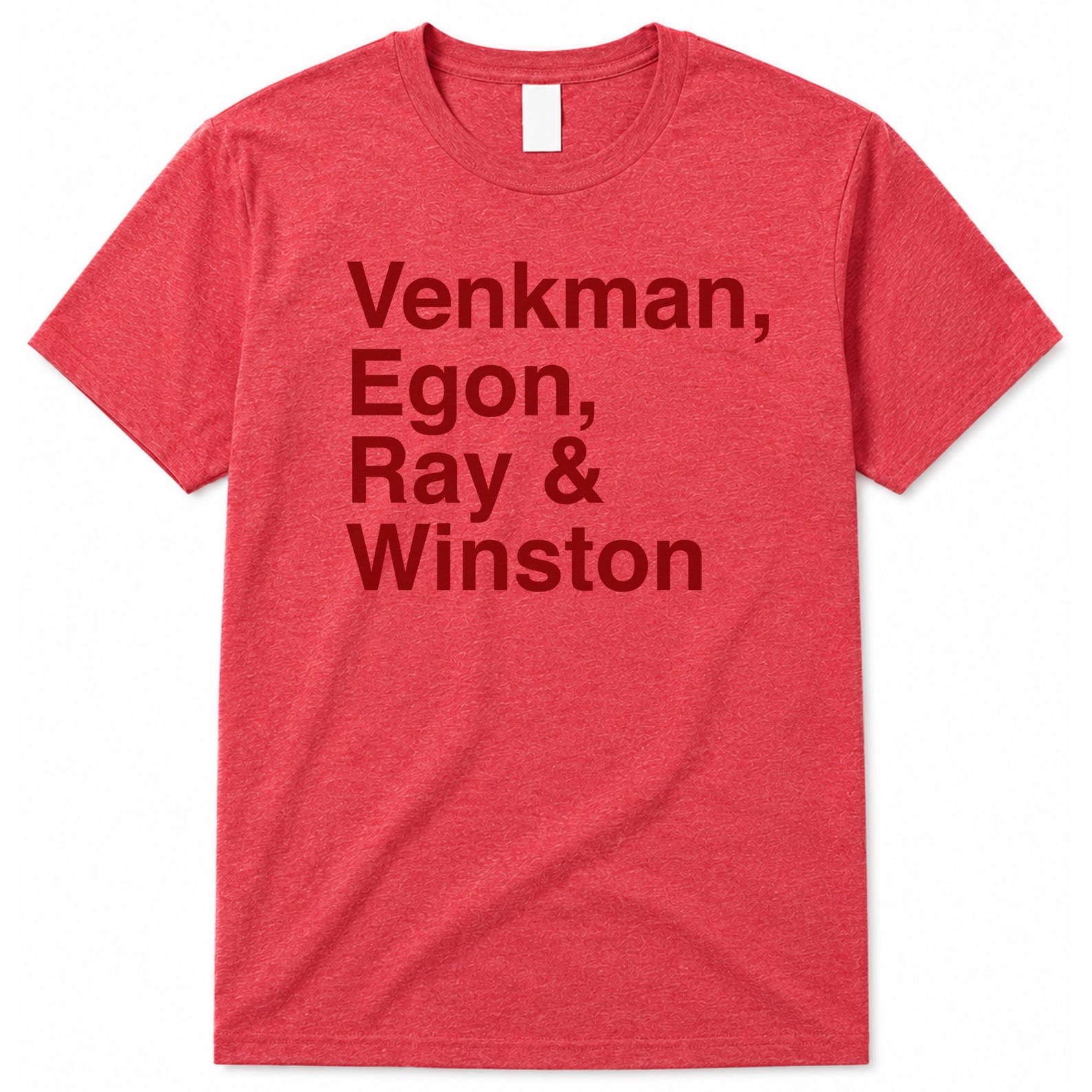 Ghostbusters 1984 II III 2 3 Crew Dr. Peter Venkman Egon Spengler Ray Stantz Winston Bill Murray Names New York City NYC Movie Tee T Shirt 4XL
