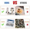 900pcs Anti-slip Flat Washers, 304 Stainless Steel, M2-M12 Screws & Bolts