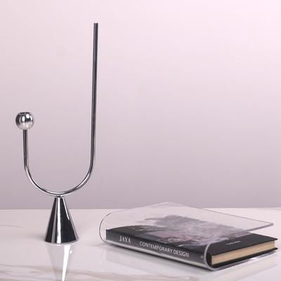Castiçal em forma de U, minimalista, moderno, luxuoso, modelo, sala, restaurante, decoração criativa, nórdico, simples, metal, decoração suave