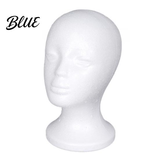 Testa di Manichino per Cappelli in Schiuma, Espositore per Cappelli Maschile Femminile, Modello Leggero, Accessori per la Conservazione di Parrucche, Fabbricazione