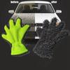 Anti-Scratch Car Washing Gloves Thick Cleaning Glove 5-Finger Design Washing Mitt  Auto Detailing