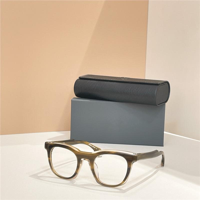 

2025 Trendy Medium & Small Face Shape Acetate Square Glasses Frame for Men & Women - FENH Designer Myopia Glasses