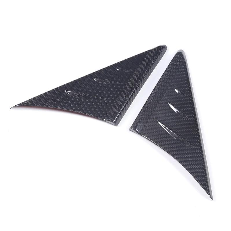 For Toyota GR Supra A90 A91 Mk5 2019-2026 Real Carbon Fiber Car Rearview Mirror Side Window Spoiler Side Wing Triangle Cover