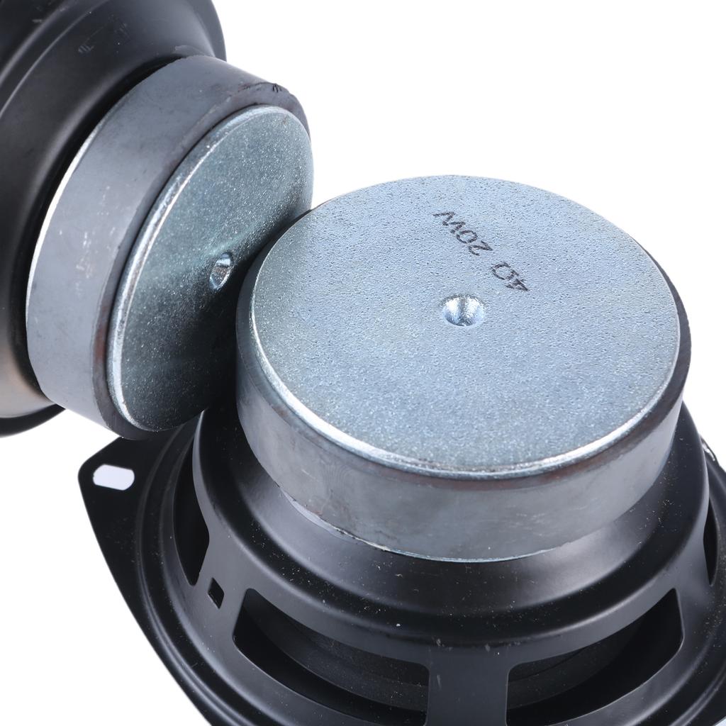 4" Full Frequency 20W Speaker with 4Ohm Impedance Loudspeaker Metal Horn External Magnetic for Superior Sound Builds