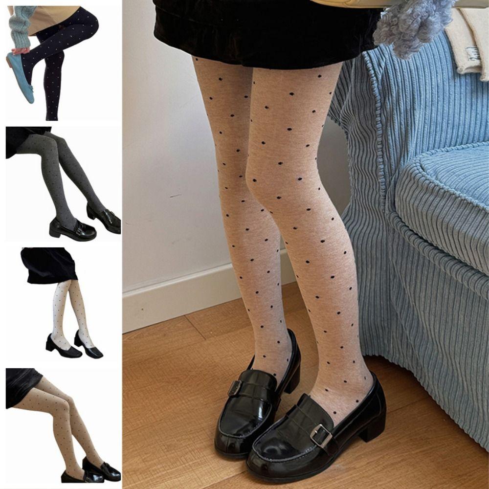 Fashionable Lady's Knitted Stockings Speckled Women's Leggings Winter Thermal Tights Winter Season