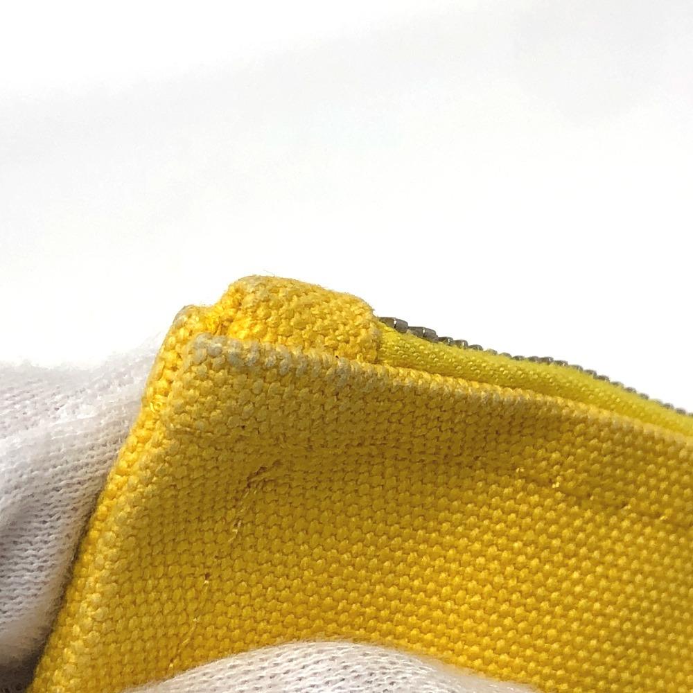 Hermes New Yachting Pouch GM  Pouch Canvas Yellow