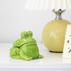 Detachable Frogs Shaped Ashtray Soap Holder for Bar Bathroom Toilet Home Office Hotel Detachable Lid