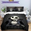 3Pcs Jack Skellington'S Breakthrough Bedding Set Quilt Cover Pillowcase Home Christmas Xmas Halloween Gift 1 Duvet Cover 2 Pillowcase M924515