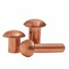 Rongyu M5x18mm Solid Round Head Copper Rivets