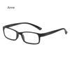 Unisex Square Reading Glasses Men Women Vintage Far Sighted Eyeglasses Black Frame Clear Lens Presbyopia Eyewear Gafas