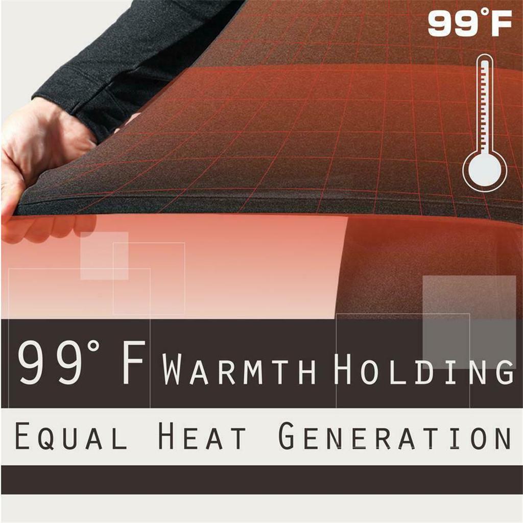 Henreal Herren Seamless Elastic Thermals Inner Wear Einfarbig Warme Slim Unterw/äsche f/ür den Winter