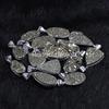 Pyrite Druzy Pendant Sterling Silver Pendant Rough Pyrite Pendant Bezel Pendant Mix Shape Pyrite Gemstone Pendant Gold Pyrite Necklace Jewelry
