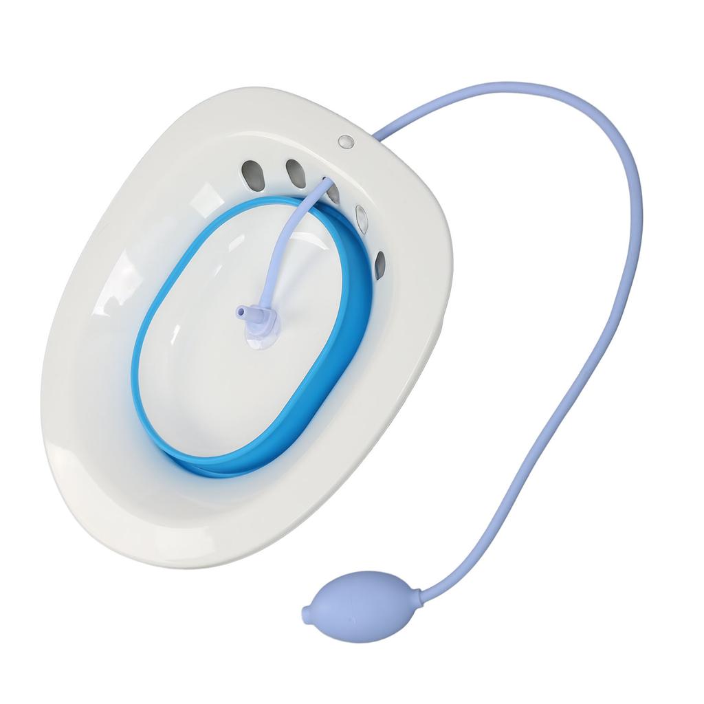 Sitz Bath pieghevole multifunzionale PP silicone sedile del water Sitz Bath per emorroidi cura post-partum