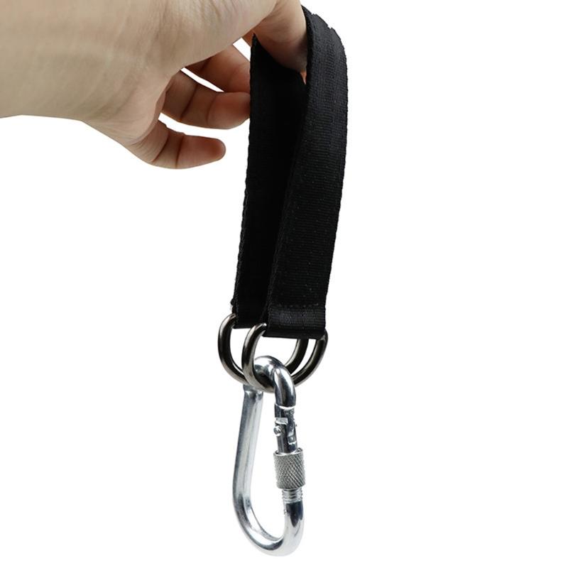 Fitness Equipment Hanging Sandbag Pull Up Rope Belt Multifunction Fitness Equipment Hook Ring Hanging Belt With Hook
