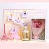 Cartoon Hanging Photo Kindergarten Flower Shop Card Small Wooden Clip